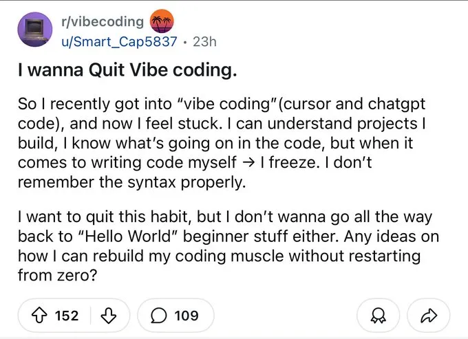 reddit vibecoding