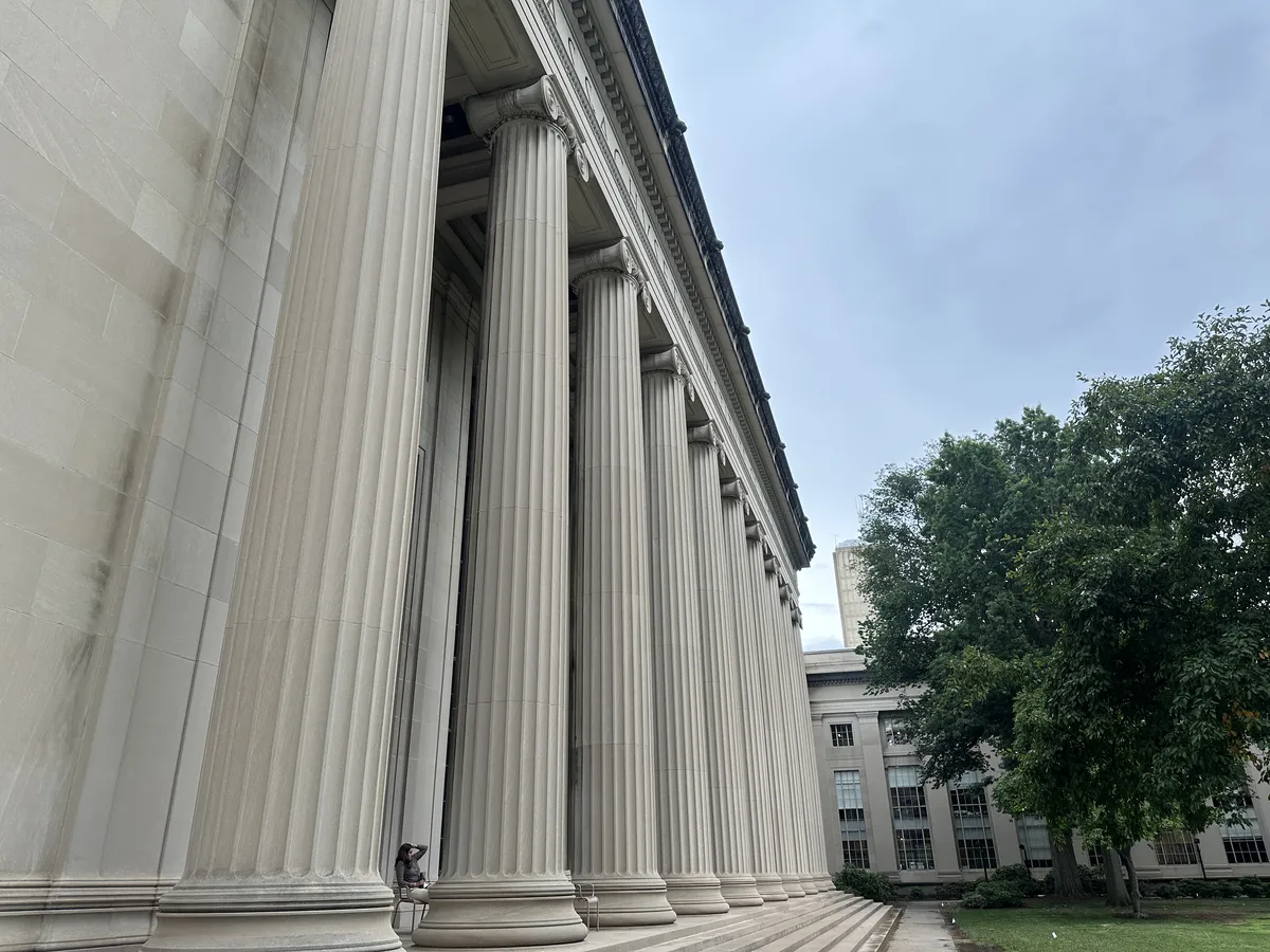 The Dome columns from the side
