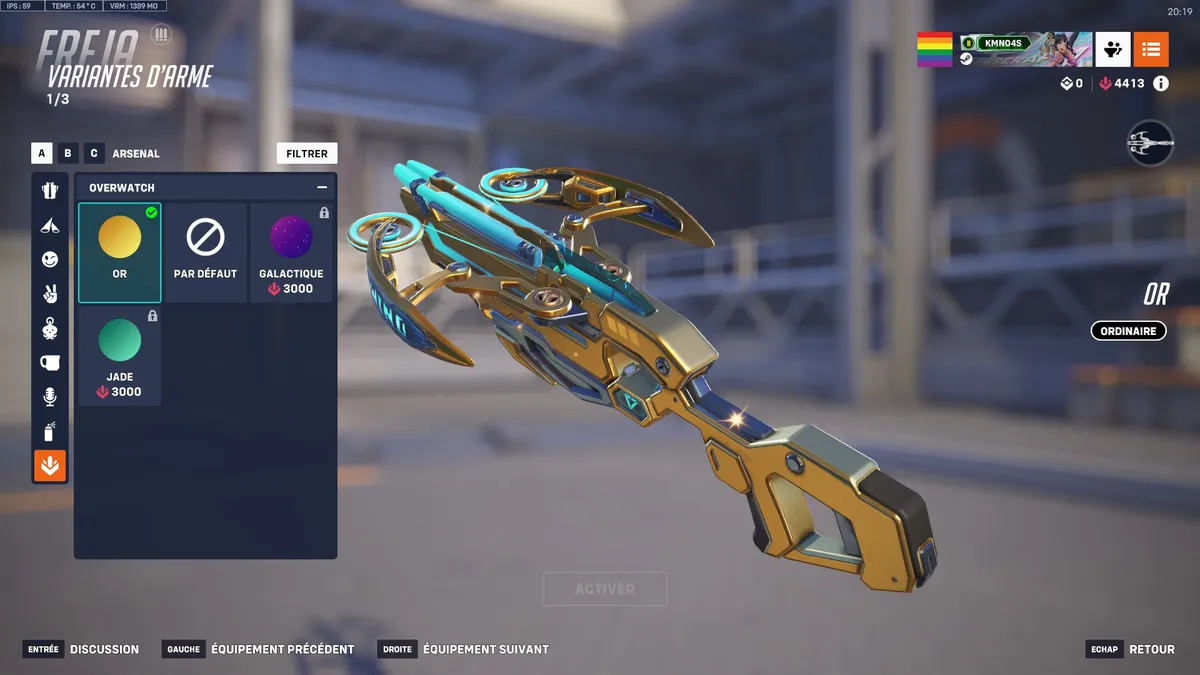 Variante d'arme 21 - Freja (or)