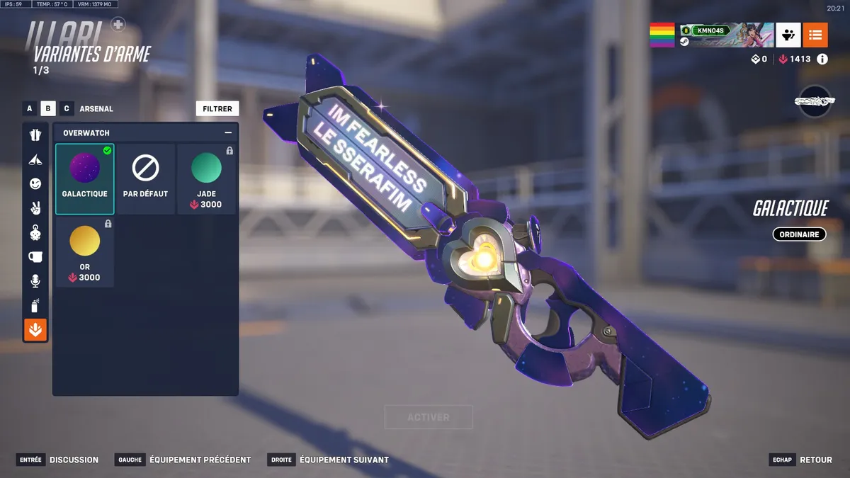 Variante d'arme 22 - Illari (galactique)