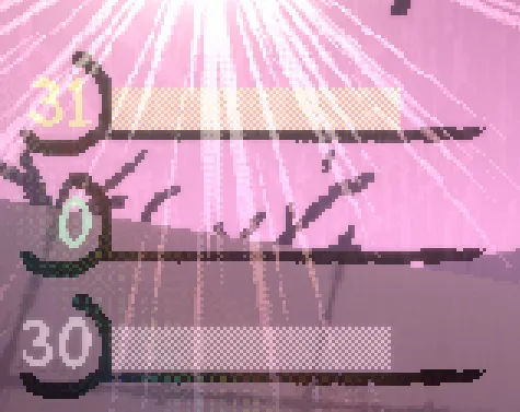 UI behind visual effects