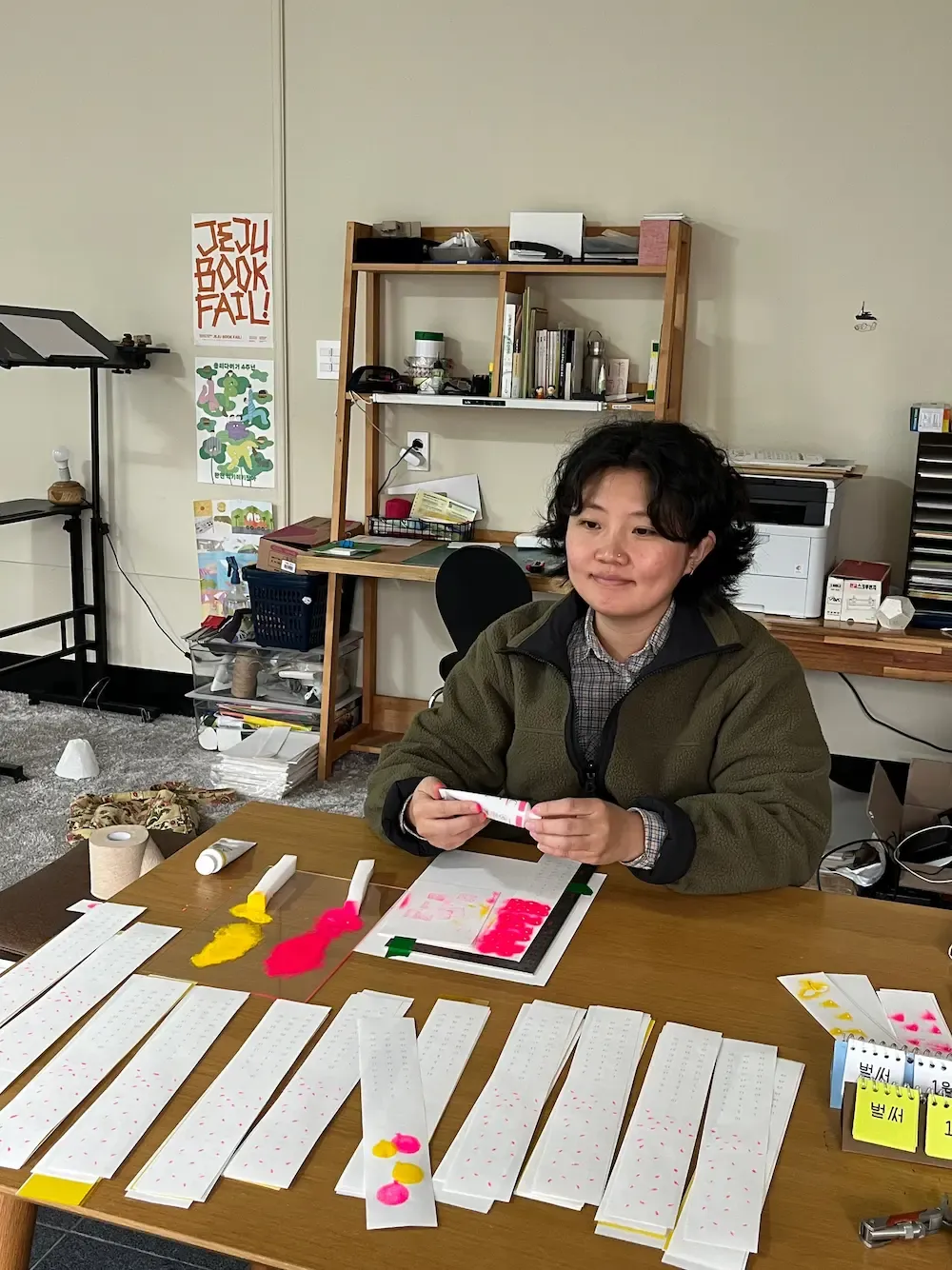 스텐실 계절 달력