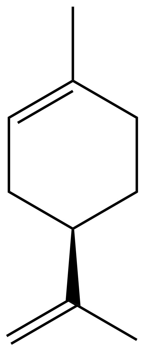 chemical structure of limonene