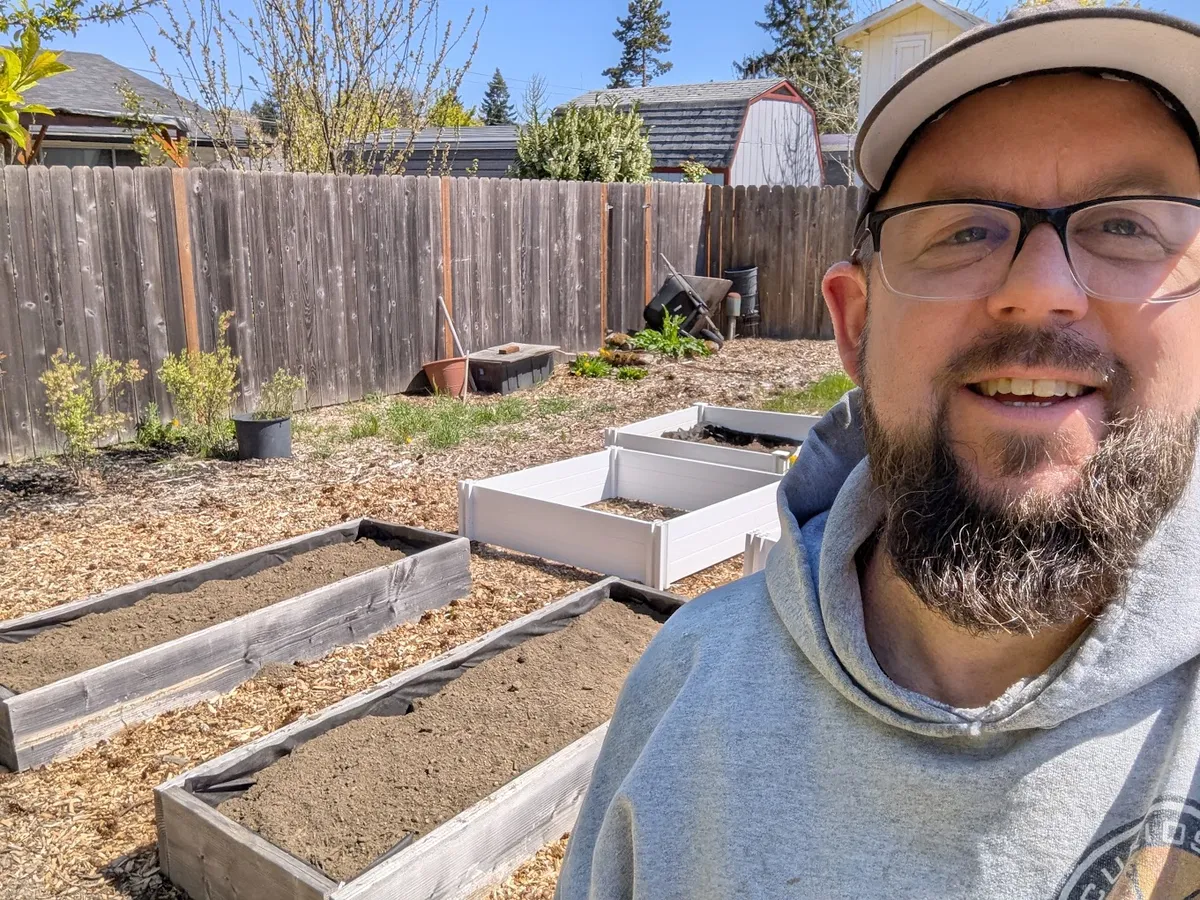 old man in the garden