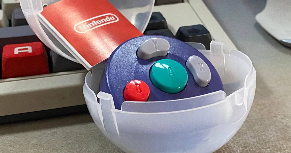 Gamecube fidget keyring