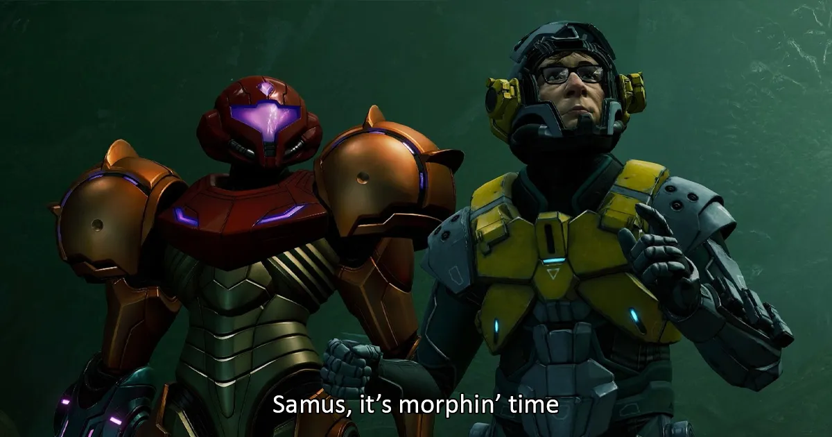 Samus, it's morphin' time