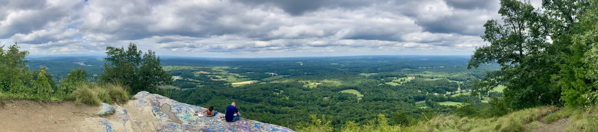 View from Currahee Mountain