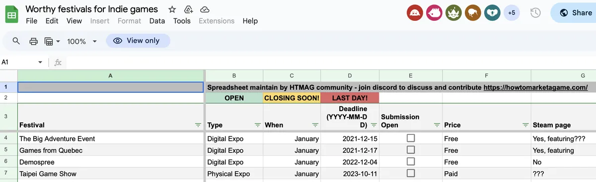 festival-spreadsheet