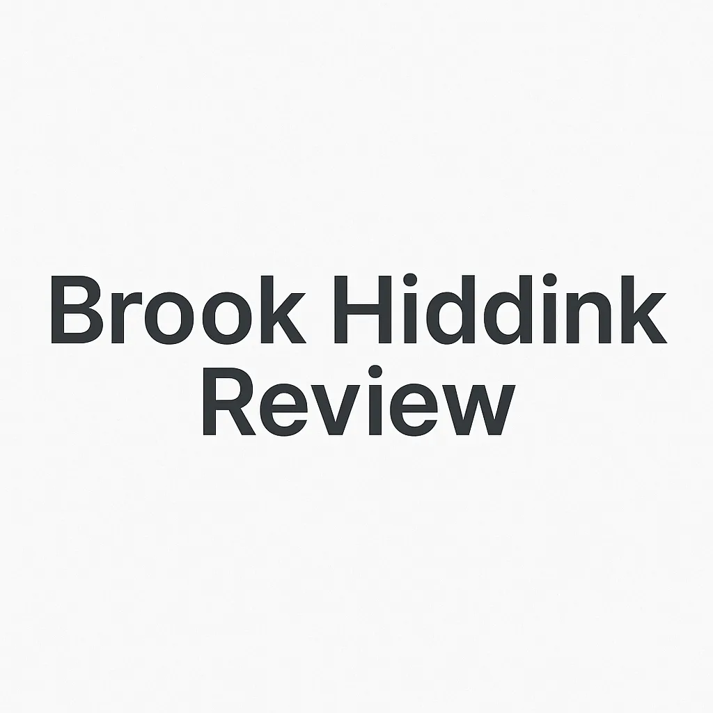 Brook Hiddink review