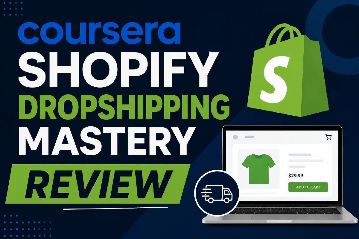 coursera shopify dropshipping mastery reviews