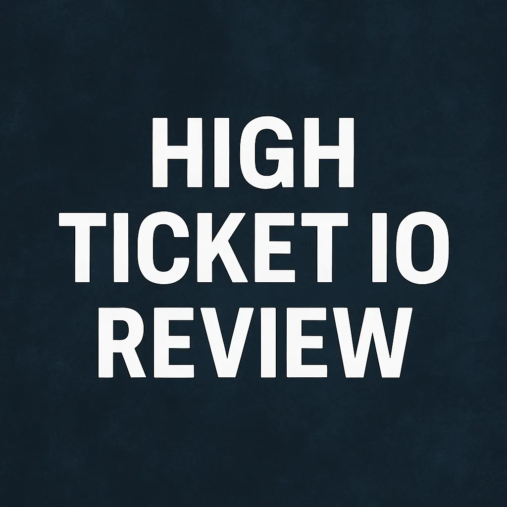 high ticket io review