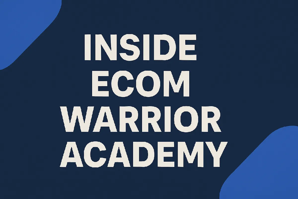 Inside Ecom Warrior Academy