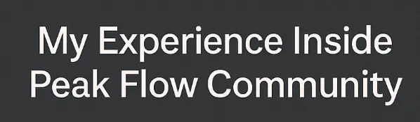 peak flow community
