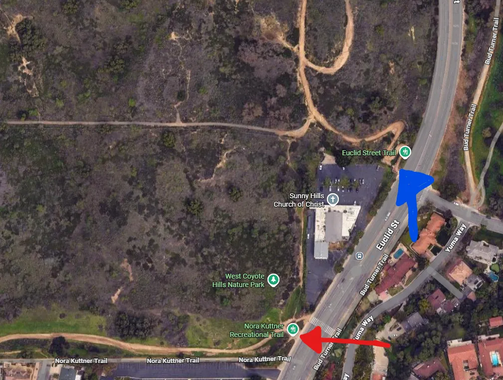 entering robert ward nature preserve