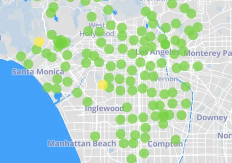 lausd sensor map