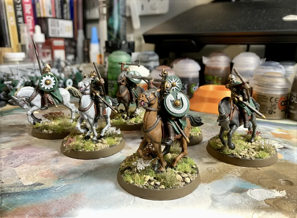 Riders of Rohan in all their painted glory