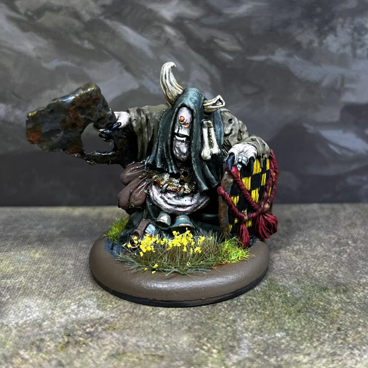 Mutated Chaos warrior aligned with Nurgle from Fenris Games