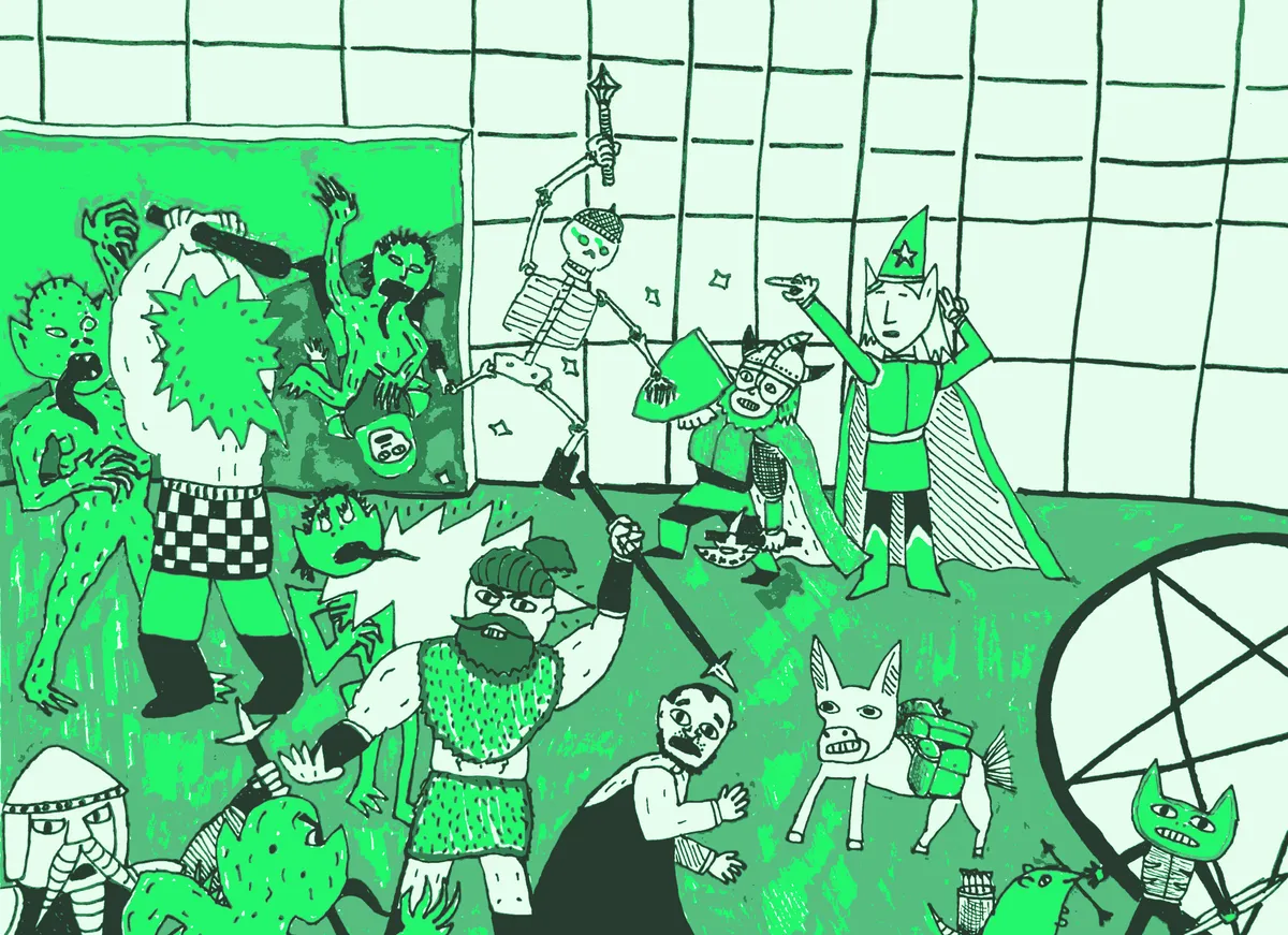 Battle of the Ghouls - green