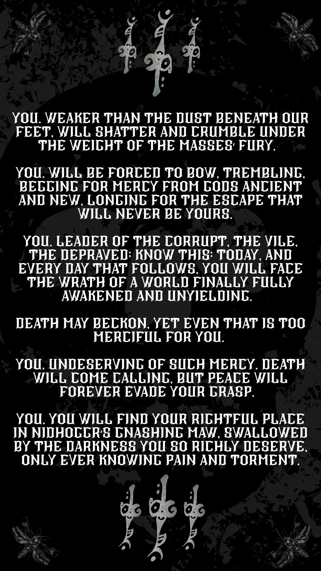 You