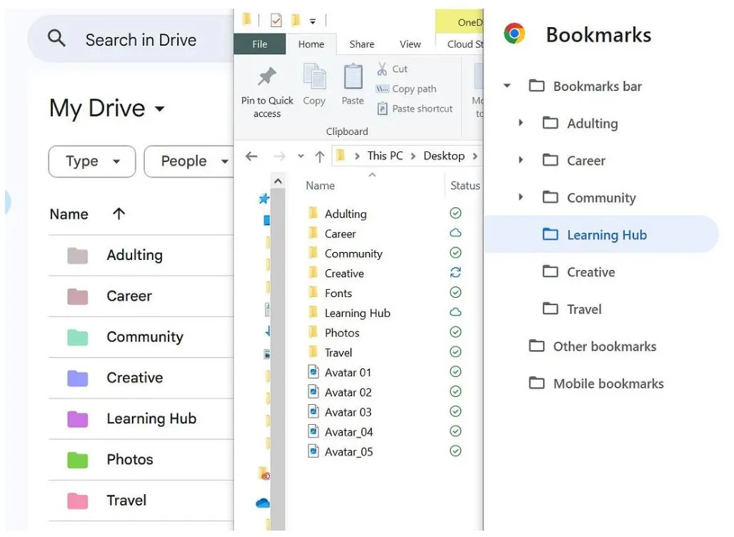 Bookmark Folder Structure 02
