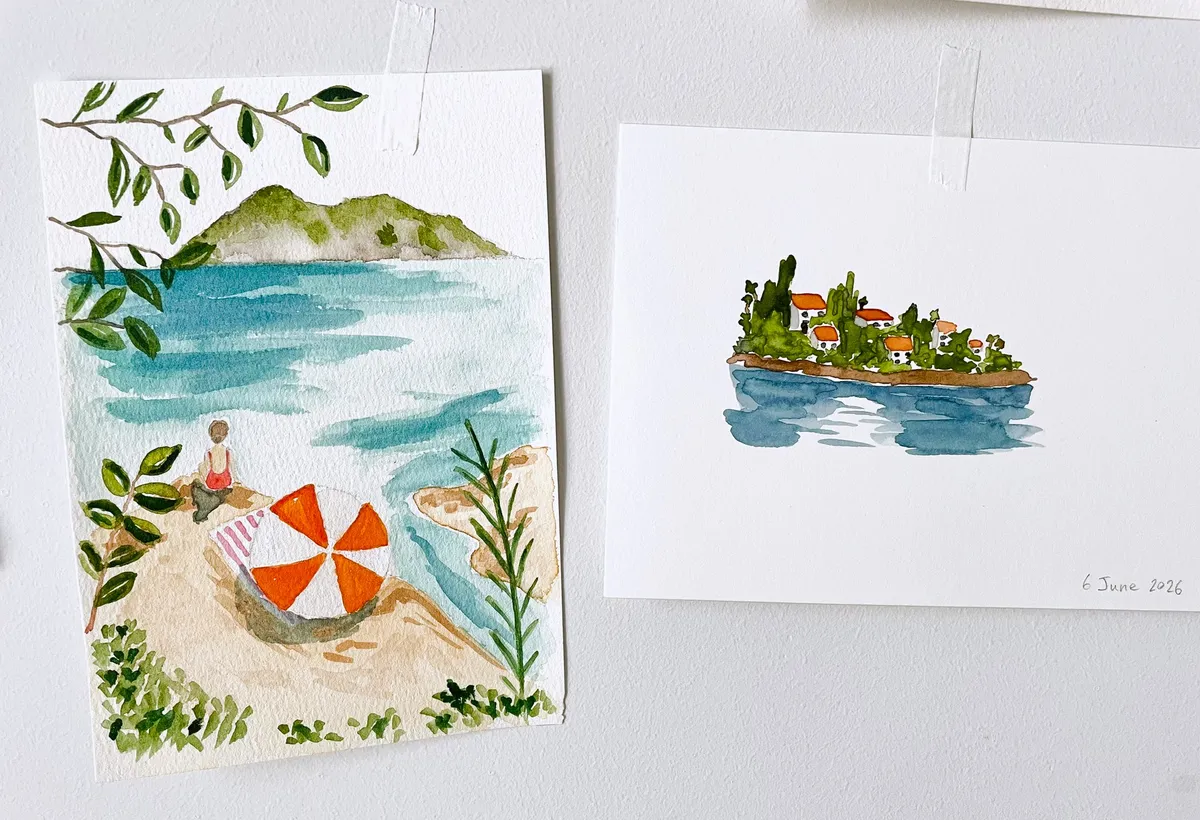 Watercolour painting