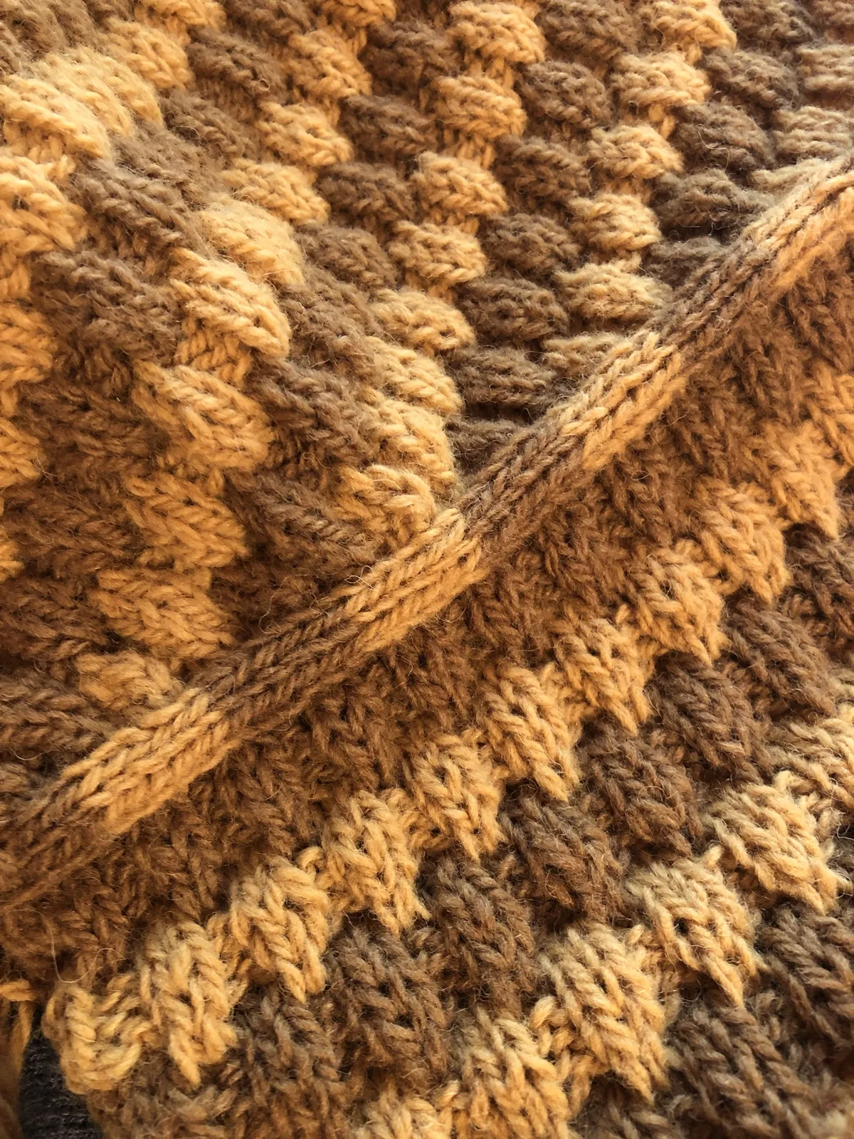 Fragment of my pretty mustard toned Littoral Cardigan