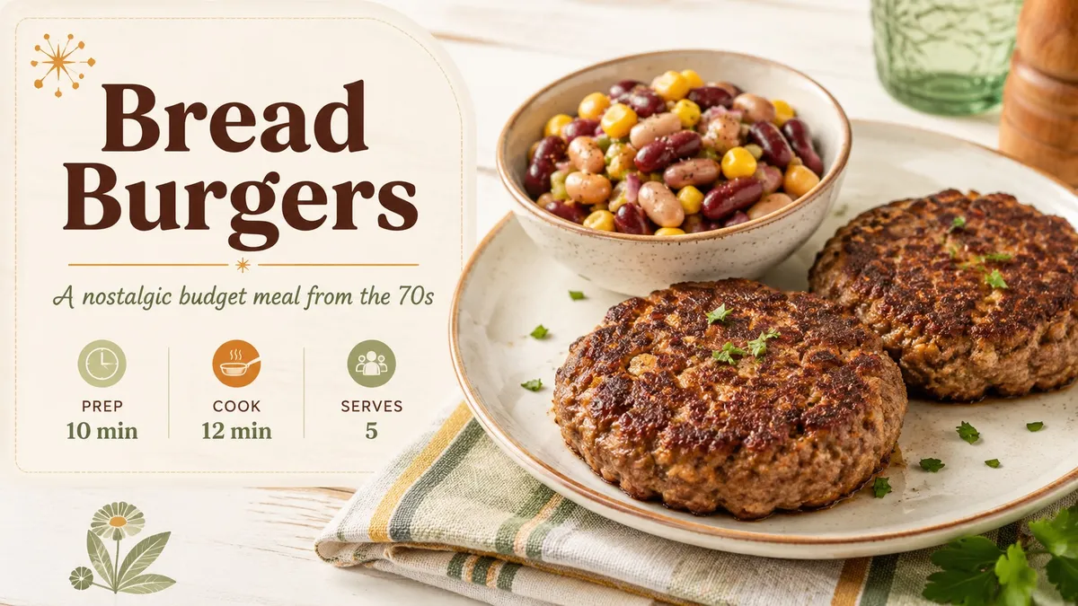 Bread Burger Recipe Card