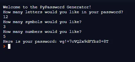 PasswordGenerator
