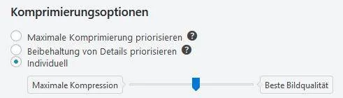 komprimierungsoptionen_wp_optimize