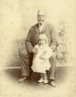 agatha with father