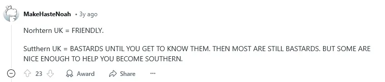 Screenshot 2025-03-04 at 12-32-05 So whats the difference between Northern UK and Southern UK r_AskABrit
