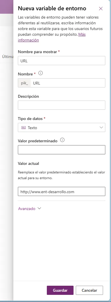 variables de entorno 2