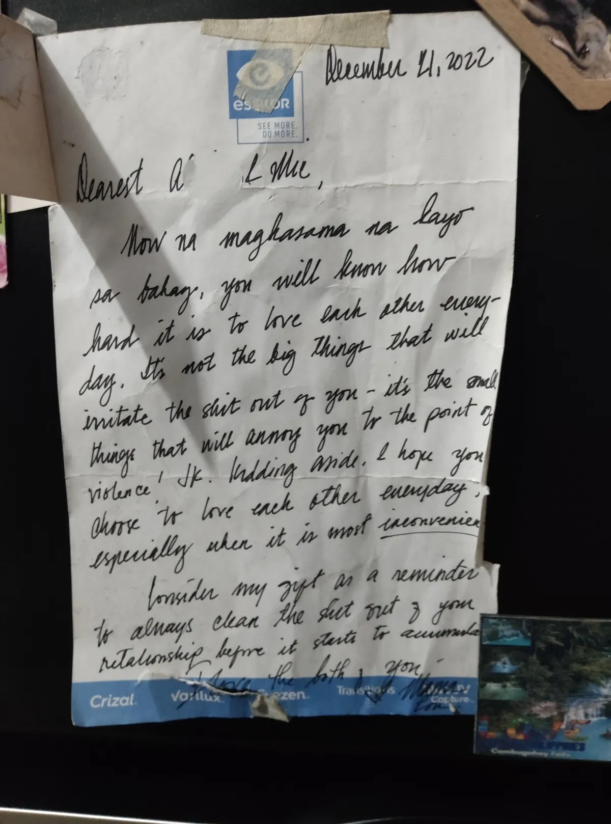 Mama Lou's letter