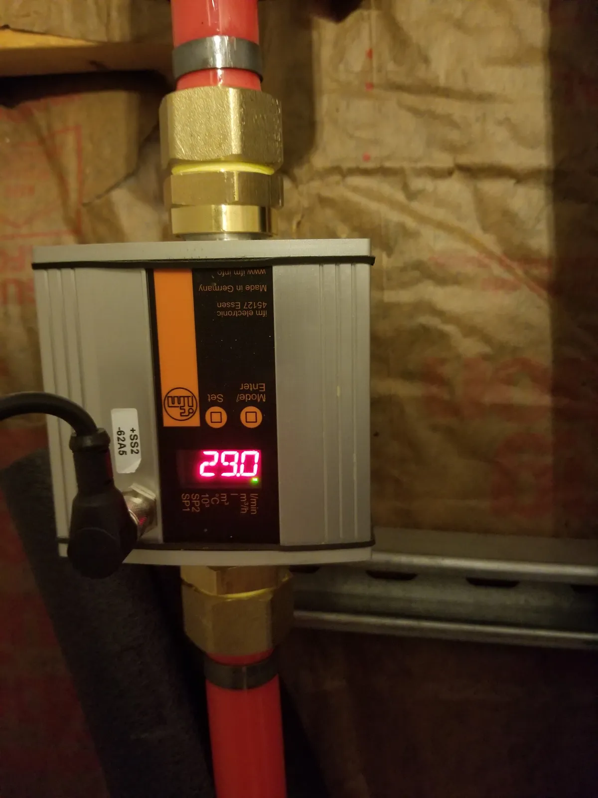IFM SU8000 Ultrasonic Flow Meter