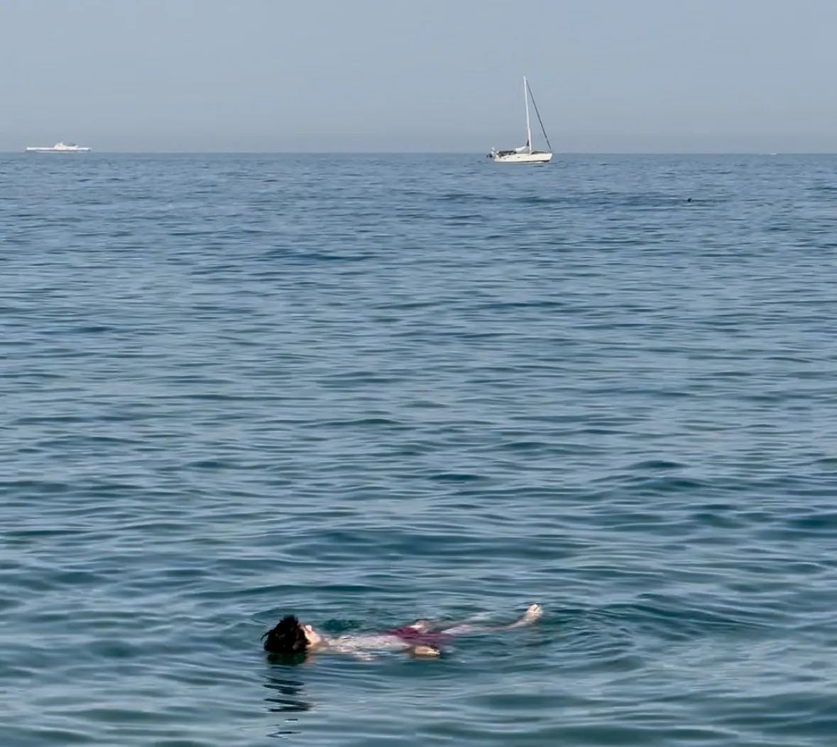 floating