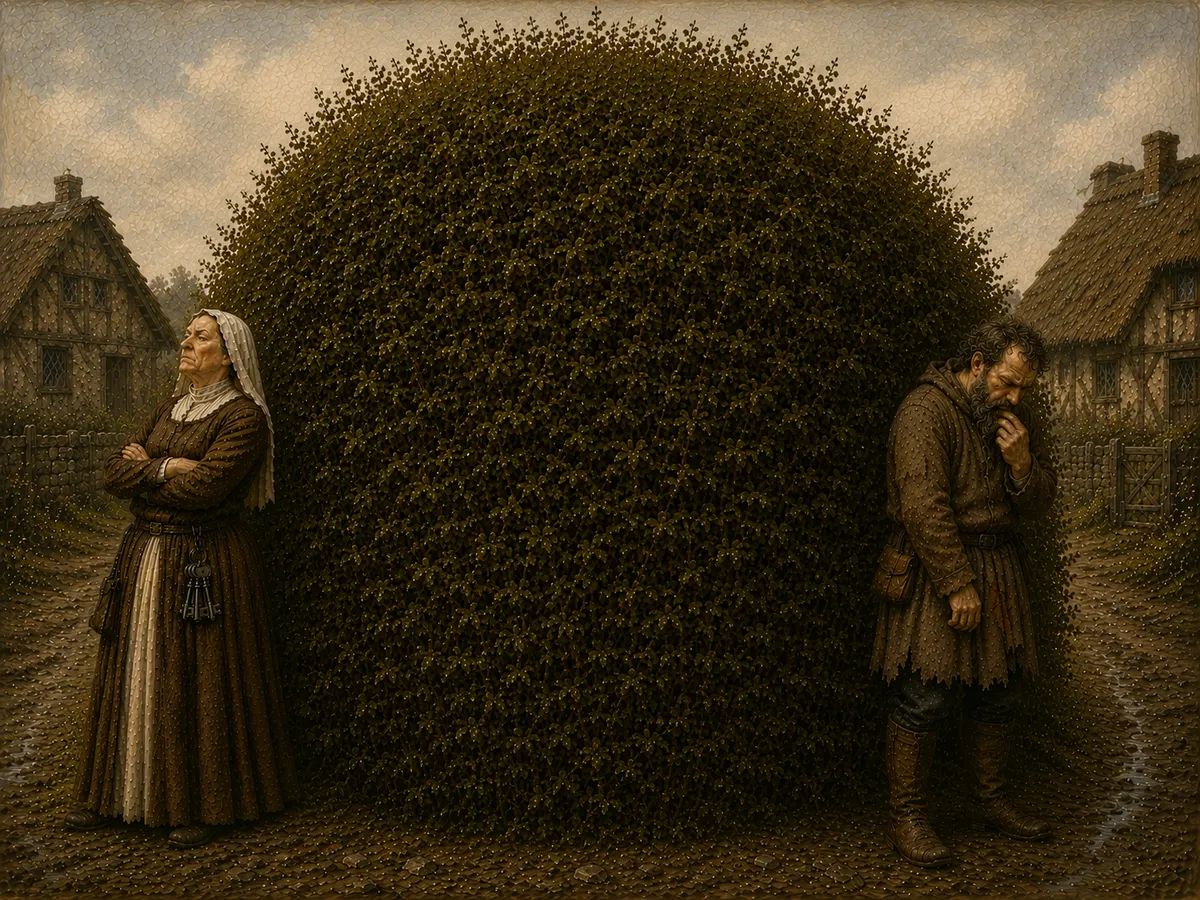 boundary dispute hedge