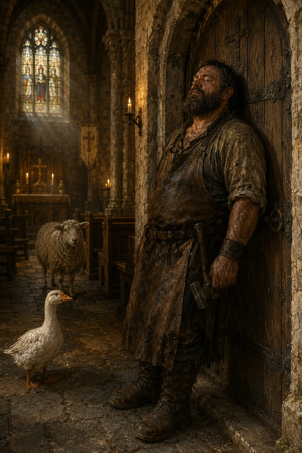 Roger Blackthorn blacksmith