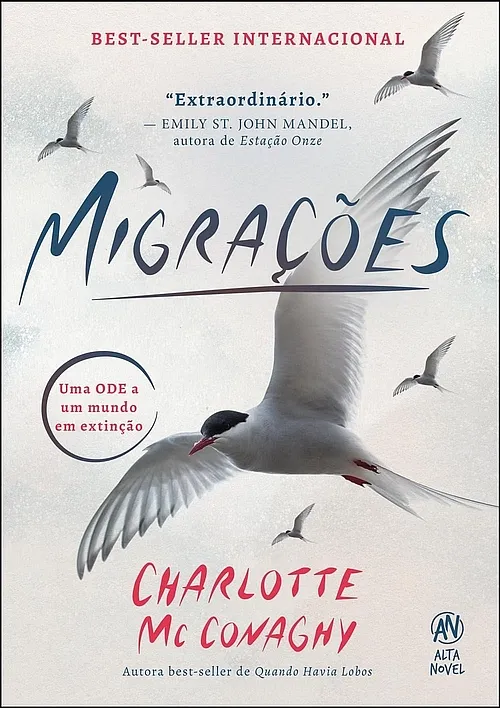 Capa do livro Migrações, de Charlotte McConaghy.