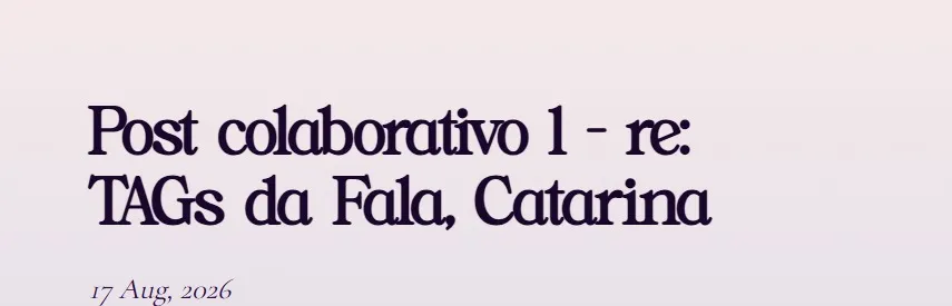 Titulo de uma postagem que está em rascunho e deveria ser postada hoje