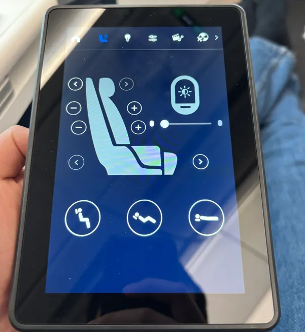 05 AF Biz Seat Controls