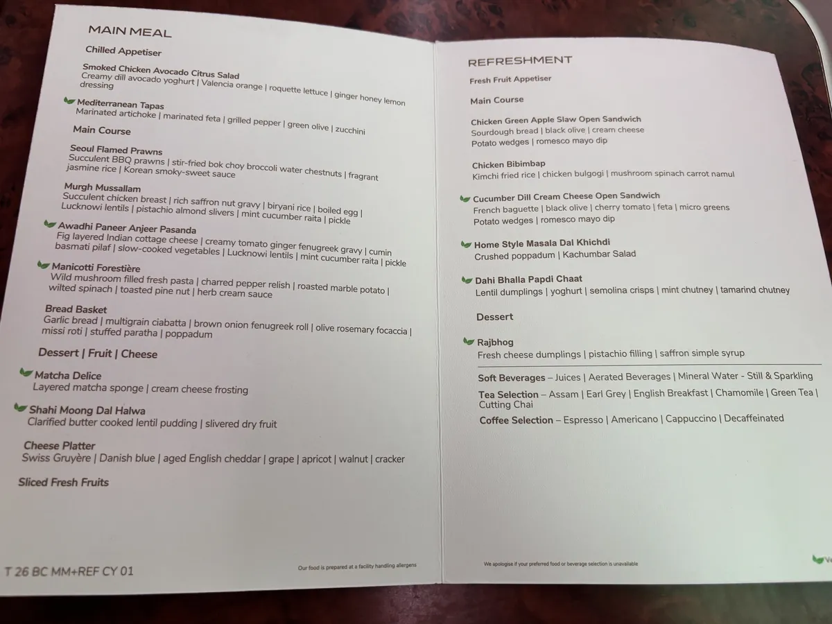 4 Menu Food
