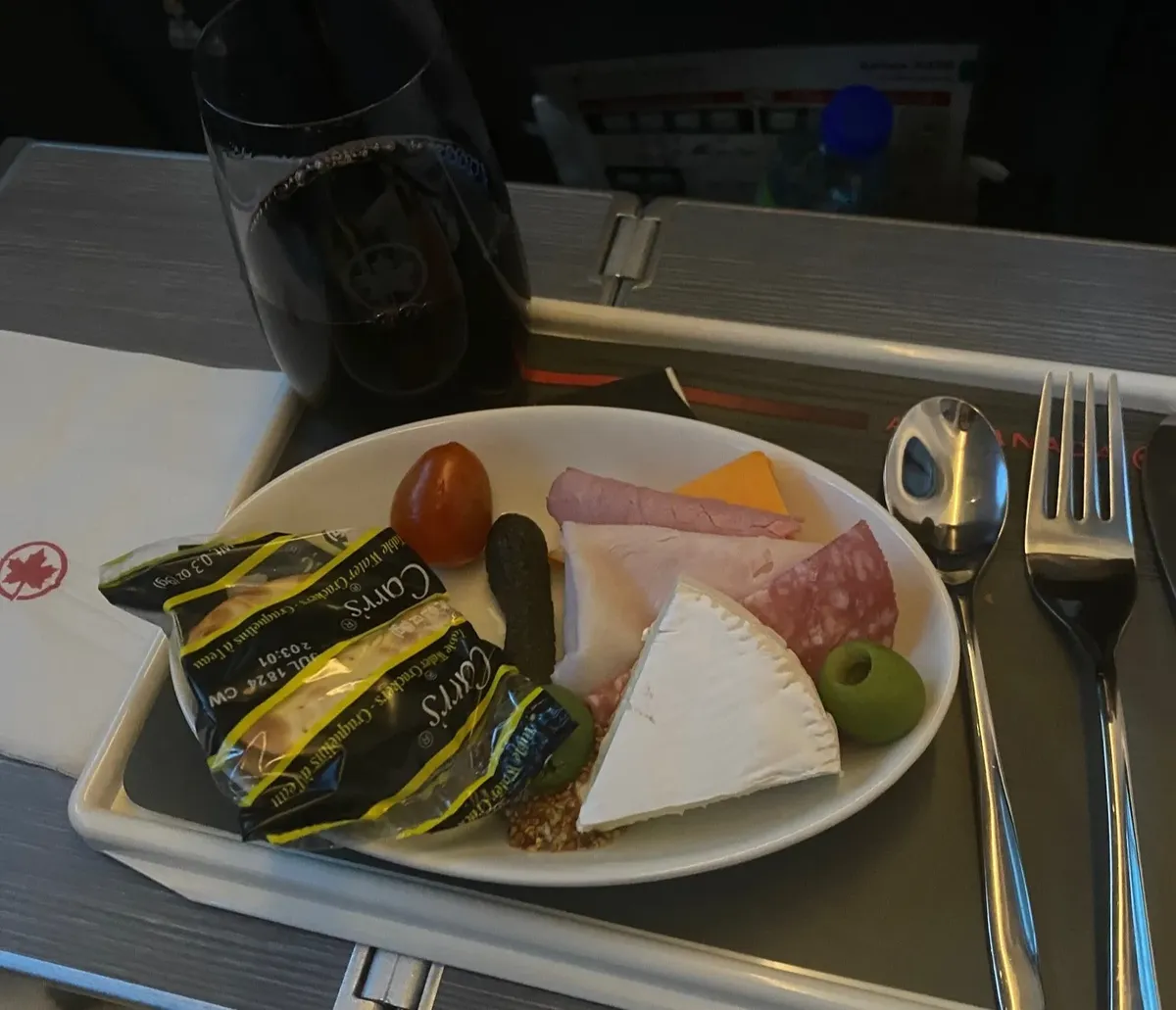 Air Canada North America Business Class Snack