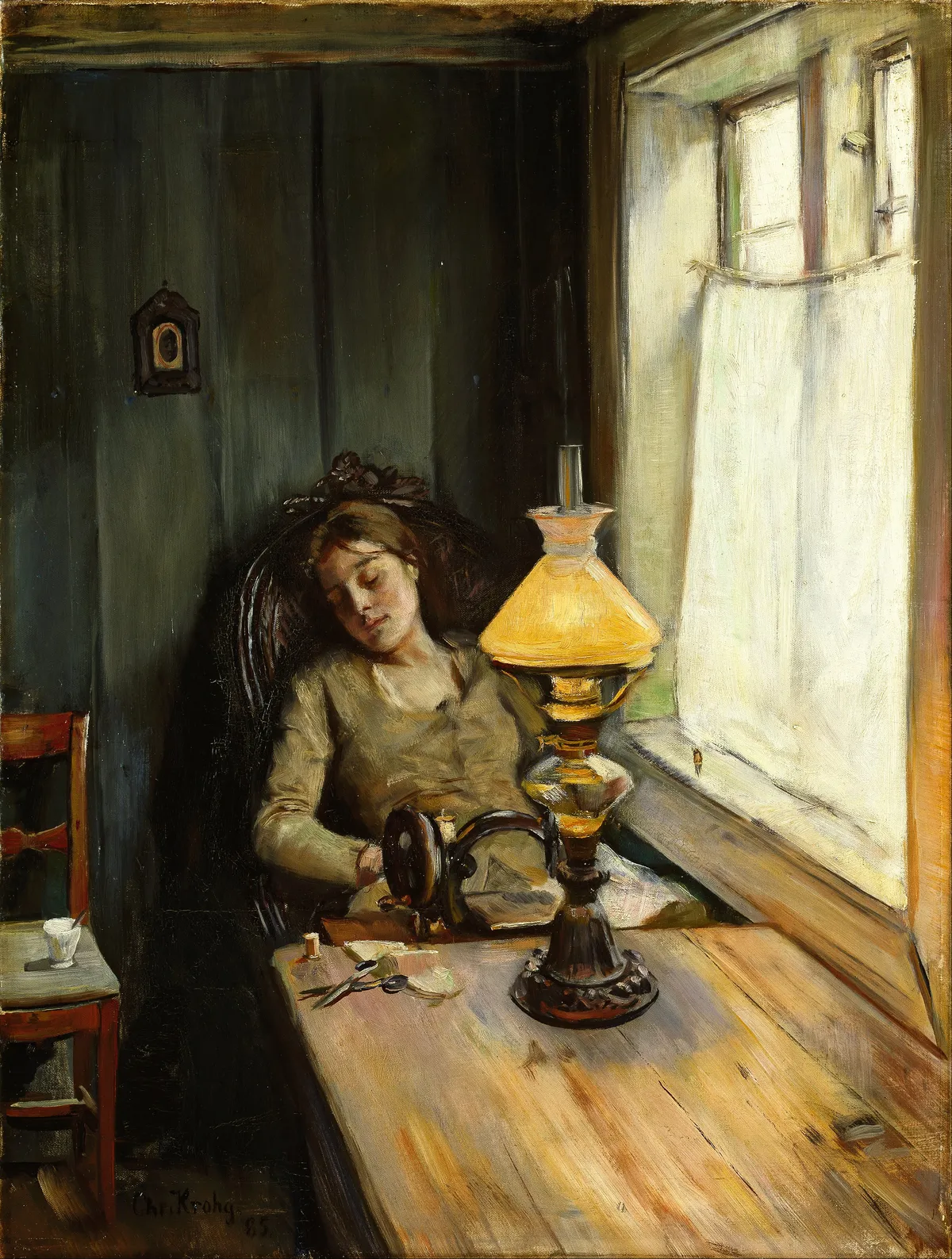 Christian_Krohg_-Tired-_Google_Art_Project