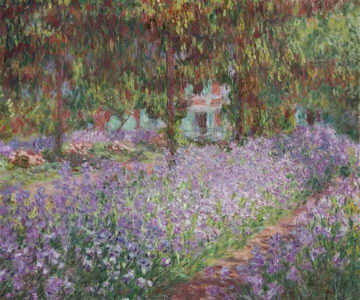 claude-monet-irises-in-monets-garden-1899-1900