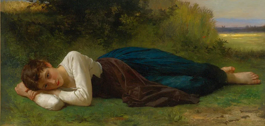 young-woman-resting-william-bouguereau
