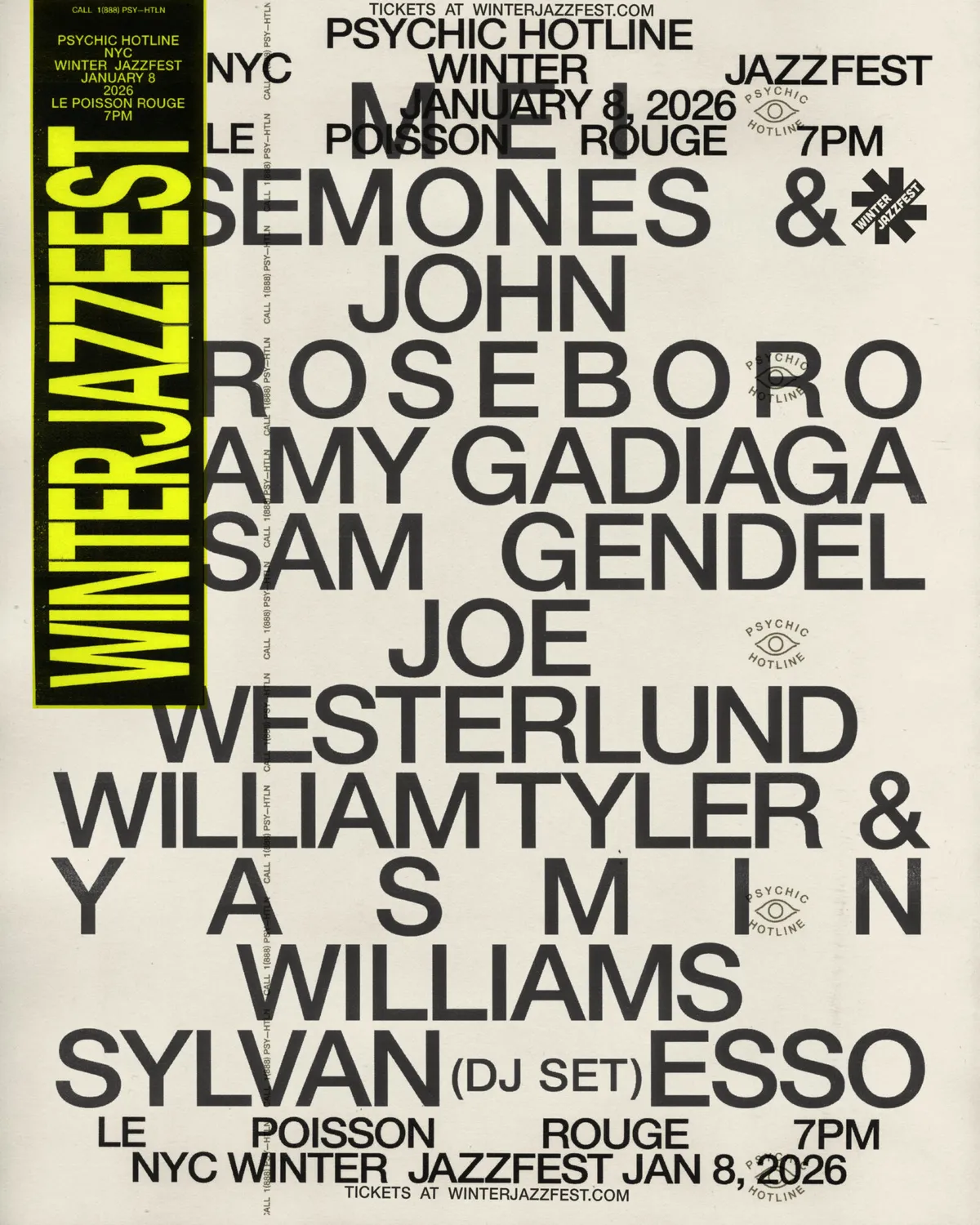 psychic hotline show poster