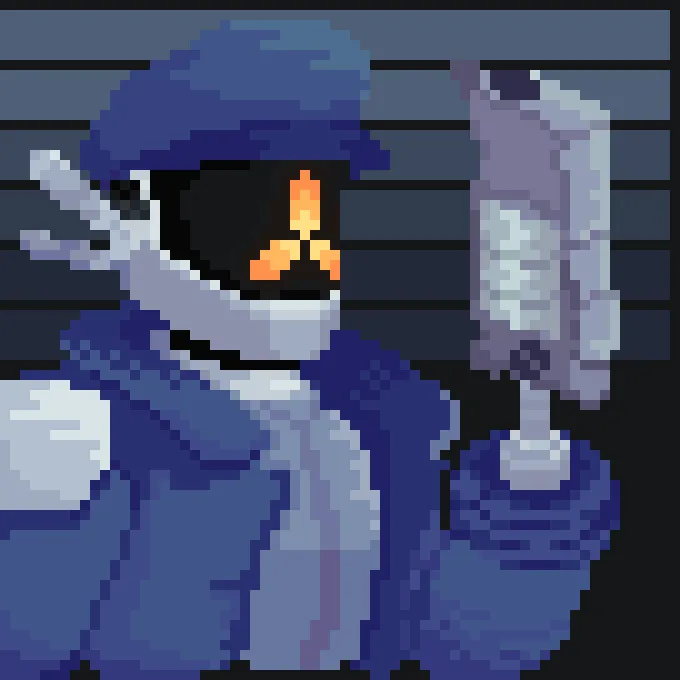 Captain Pixel Art