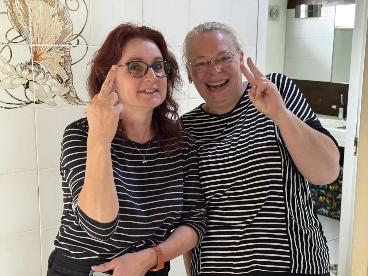 two over excited ladies