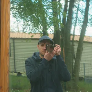 me in a wobbly mirror