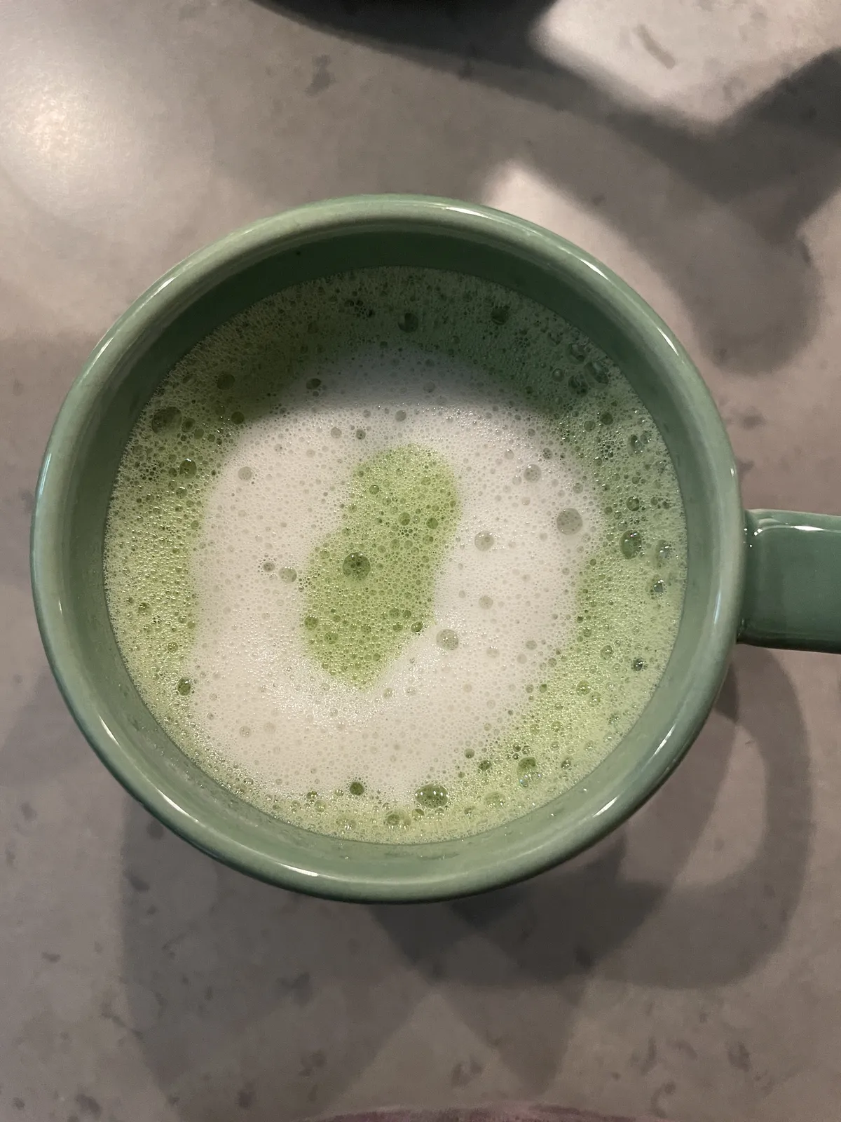 matcha loose doughnut